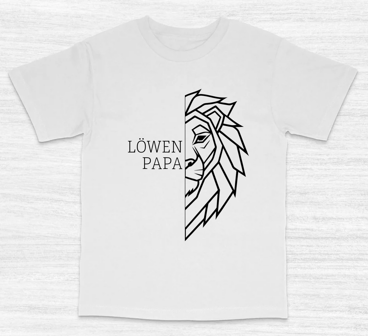 Löwen Papa – Shirt Unisex