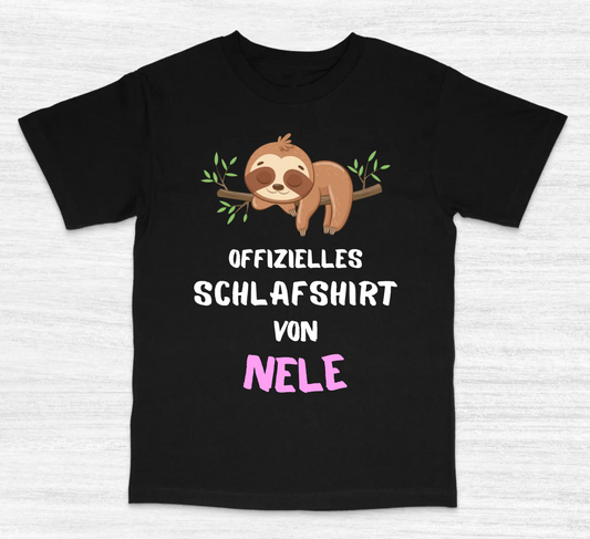 Offizielles Schlafshirt Faultier – Shirt Unisex